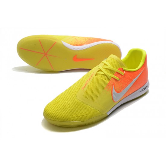 Kopačky Nike Zoom Phantom VNM Pro IC Žlutá oranžový Stříbro 39-45