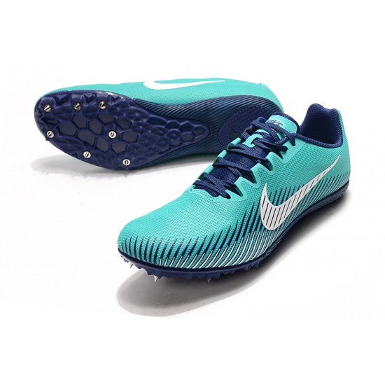 Kopačky Nike Zoom Rival M 9 Modrý Nachový Bílá 39-45