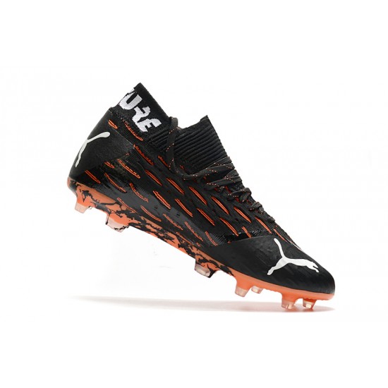 Kopačky Puma Future 5.1 Netfit FG Černá oranžový 39-45